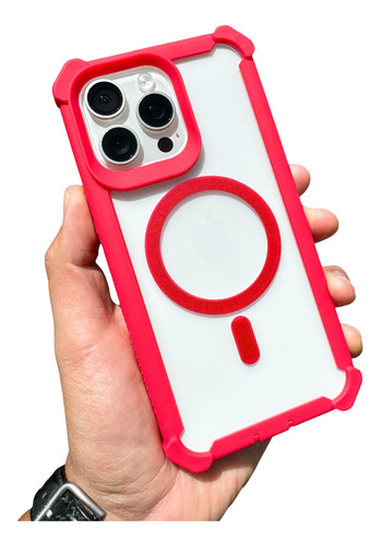 Funda Para iPhone Uso Rudo Defender 2 En 1 Con Magsafe