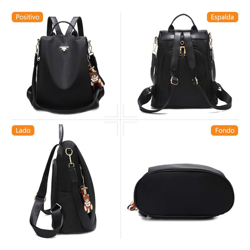 Mochilas Antirrobo Para Mujer Moda Mochila Bolso De Casual