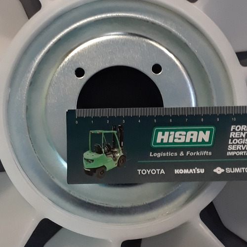 Ventilador Autoelevador 10 Aspas 56mm 70 400mm Lado Motor