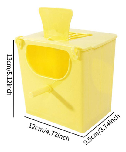 Caja De Reproducción De Aves Amarillo