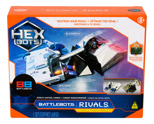 Robot De Control Remoto Hex Bots Battlebots Rivals 40
