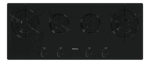 Cooktop Venax Linear Arena 4 Bocas De Embutir A Gás Bivolt