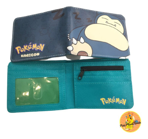 Billetera Pokémon Snorlax Nueva 