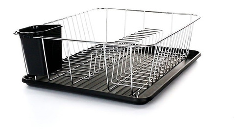 Secaplatos Con Accesorios Seca Plato Metal Plastico Cubierto