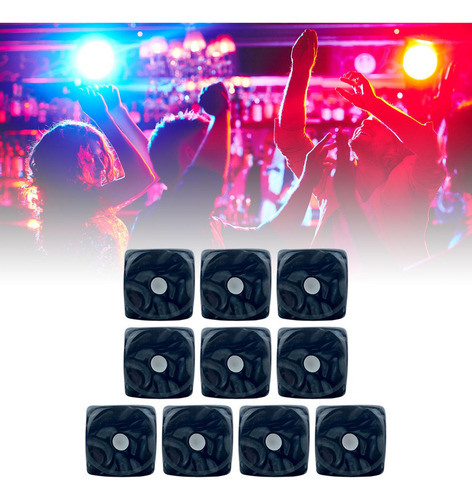 10pcs Juego De Dados De 6 Caras Dados