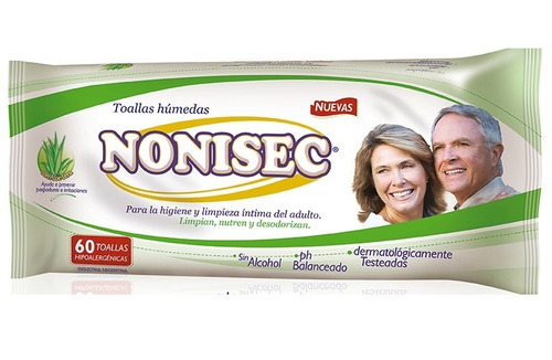 Nonisec Toallas Humedas Adultos 9 Packs X60 Unidades ( 540u)