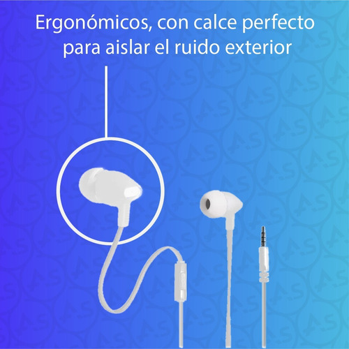Auriculares In-ear Con Cable Manos Libres Deportivos Android