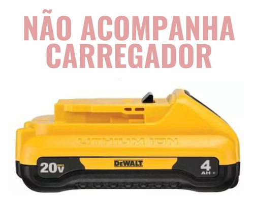 Chave De Impacto Atomic Dcf922 + 1 Bateria Dcb240 Dewalt
