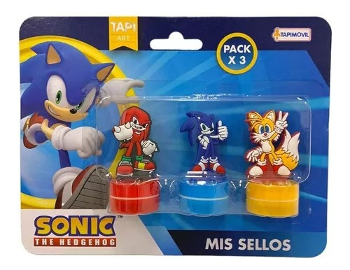 Mis Sellos Pack X3 Personajes Sonic 