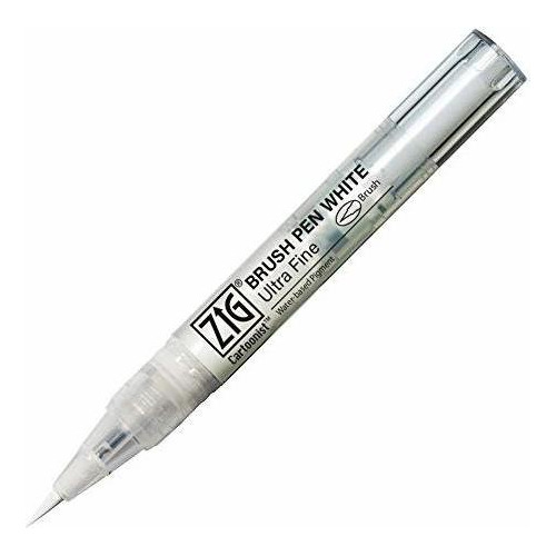 Zig Brush Pen White  Fino Ideal Re Ar Ilustraciones Y O...