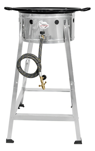 Fritador Pasteleiro Inox Tacho 16 Gás 7 L Frituras Em Geral Frequência Fritador Pasteleiro A Gás N16 Aço Inox 7 L Industrial A Gás (glp)