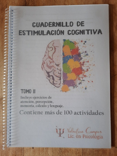 Cuadernillo Estimulación Cognitiva Niños - Formato Papel