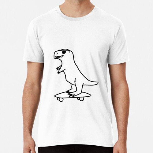 Remera Patinaje T-rex Muy Genial Algodon Premium