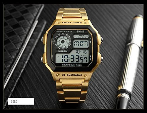 Fanmis Relojes De Pulsera Impermeables De Cuarzo De Lujo Par