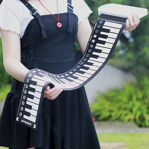 2024 Teclado De Piano Dobrável Portátil Roll Up Piano