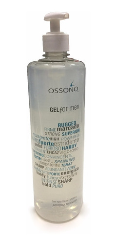 Gel Ossono X 800ml Barberia Barbero Barber Peluqueria