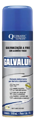 Quimatic Galvalum Galvanização A Frio Spray 300 Ml - Dn1