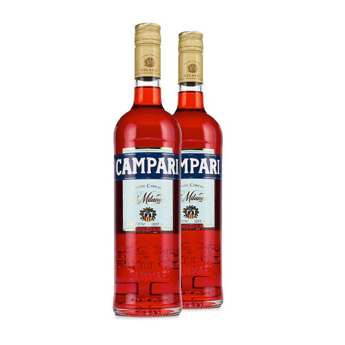 Promo Bitter Campari Argentino 750 Ml X2 Unidades