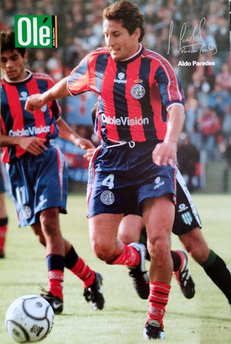 Póster Olé. Aldo Paredes De San Lorenzo De Almagro (Usado)