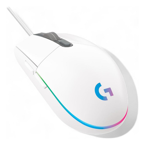 Mouse Gaming Logitech G203 Lightsync Blanco