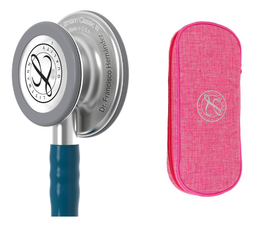 Littmann Classic 3 Caribbean Blue + Estuche + grabado Láser