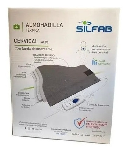 Imagen 10 de 10 de Almohadilla Termica Cuello Espalda Cervical Calor Electrica