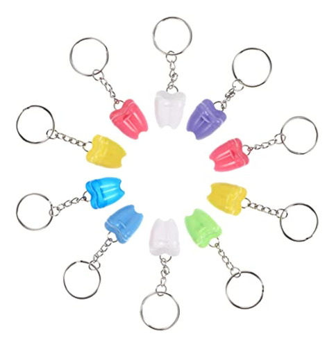 10pcs Box Baby Tooth Box Keychain Baby Tooth Holder Mini