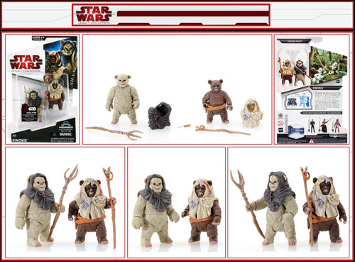 Star Wars Ewoks Nho'apakk & Paploo Legacy Swargento!