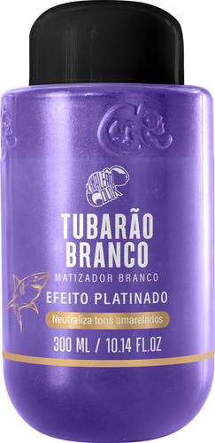 Kit Diluidor Arco Íris 300ml + Matizador 300ml - Kamaleão Tom Tubarão Branco