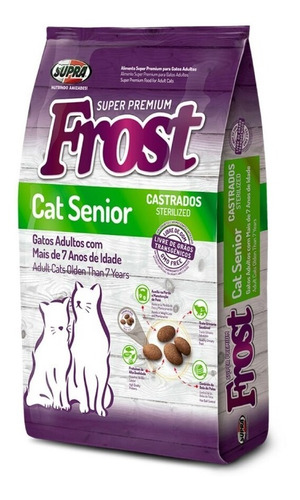 Frost Gato Cat Senior Castrados 10,1 Kg + Obsequio 