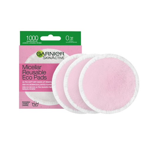 Eco Pads Desmaquillantes Microfibra Garnier Skin Active X3