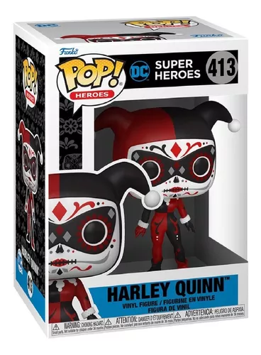 Funko Pop Harley Quinn Batman Dia De Muertos #409 Dia De Dc