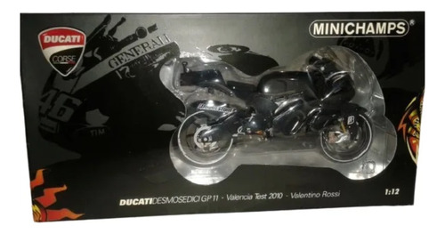 Moto Valentino Rossi Ducati Desmosedici 2011 1/12 Minichamps