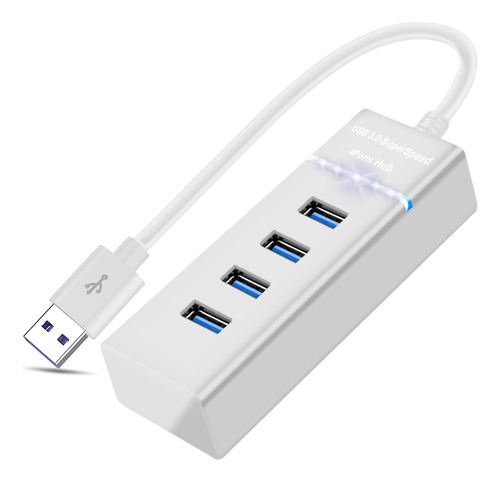 Hub Usb 3.0 4 Portas Expansor Rápido 5 Gbps Alta Velocidade