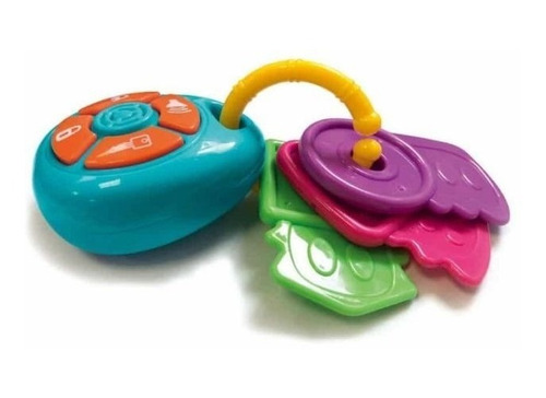 Imagen 3 de 3 de Sonajero Llavero Didactico Con Sonidos De Auto Ok Baby Color Multicolor
