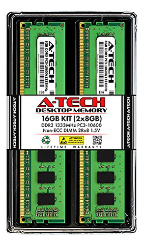 Memoria Ram A-tech 16gb Kit (2x8gb) Para Dell Optiplex