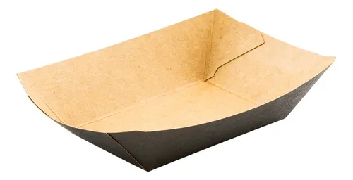 Bandeja Desechable De Papel Para Comida, Utensilios De Resta