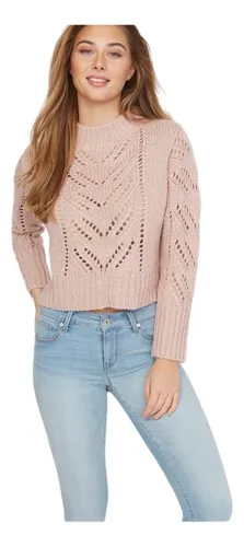 Sueter Color Palo De Rosa MercadoLibre