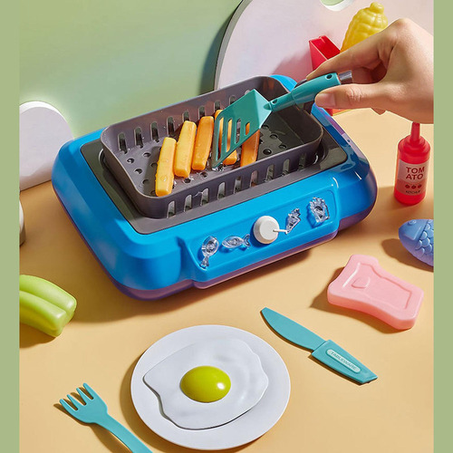 Juego De Cocina Para Niños, Juego De Freidora Simulada Para
