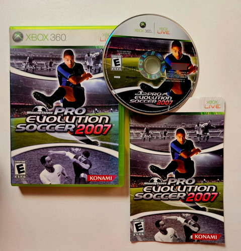 Jogo Winning Eleven Pro Evolution Soccer Pes 2007 Xbox 360 (Usado)
