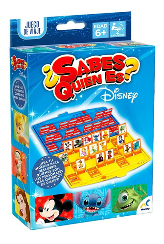 Juego De Mesa, ¿sabes Quién Es?, Disney, Juego De Viaje