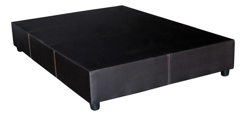 Base Cama Box Matrimonial De Madera Para Colchon Con Tapiz