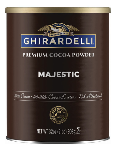 Ghirardelli Majestic Polvo De Cacao Premium, 32 Oz