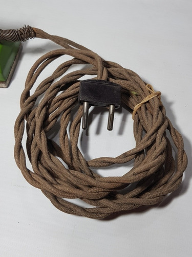 Imagen 3 de 7 de Antigua Plancha De Viaje Esmaltada Cable Ench Orig Mag 58189