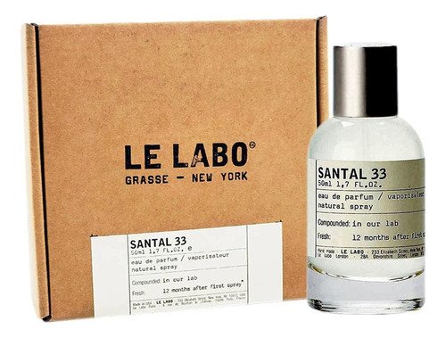 Perfume Le Labo Santal 33 Eau De Parfum Para Mujer, 50 Ml
