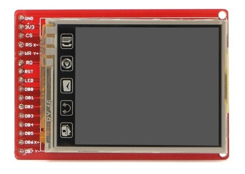 Pantalla Touch Rgb 2.0 Tft 176x220 8 Bit Bus R65103 Arduino