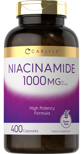 Niacinamida 1000 Mg 400 Capsulas Carlyle