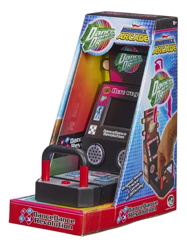 Tiny Arcade Boardwalk Arcade Dance Dance Revolution, Rojo, .