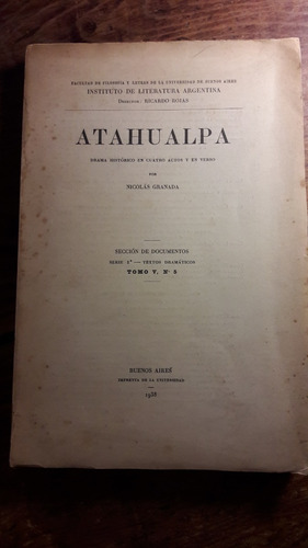 Atahualpa Drama Historico   Nicolas Granada