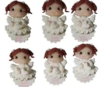 Comprar Souvenirs 10 Angelitos Imanes Porcelana Fria Bebes Bautismo,